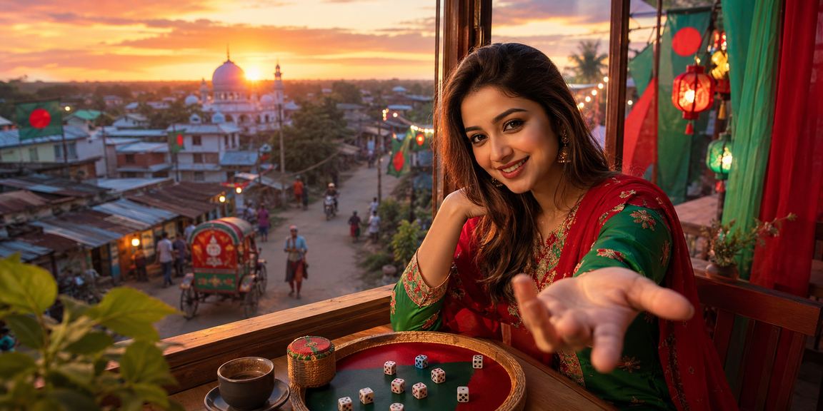 কুমিল্লায় লটারি এবং Dice গেমিং খেলার চিত্র